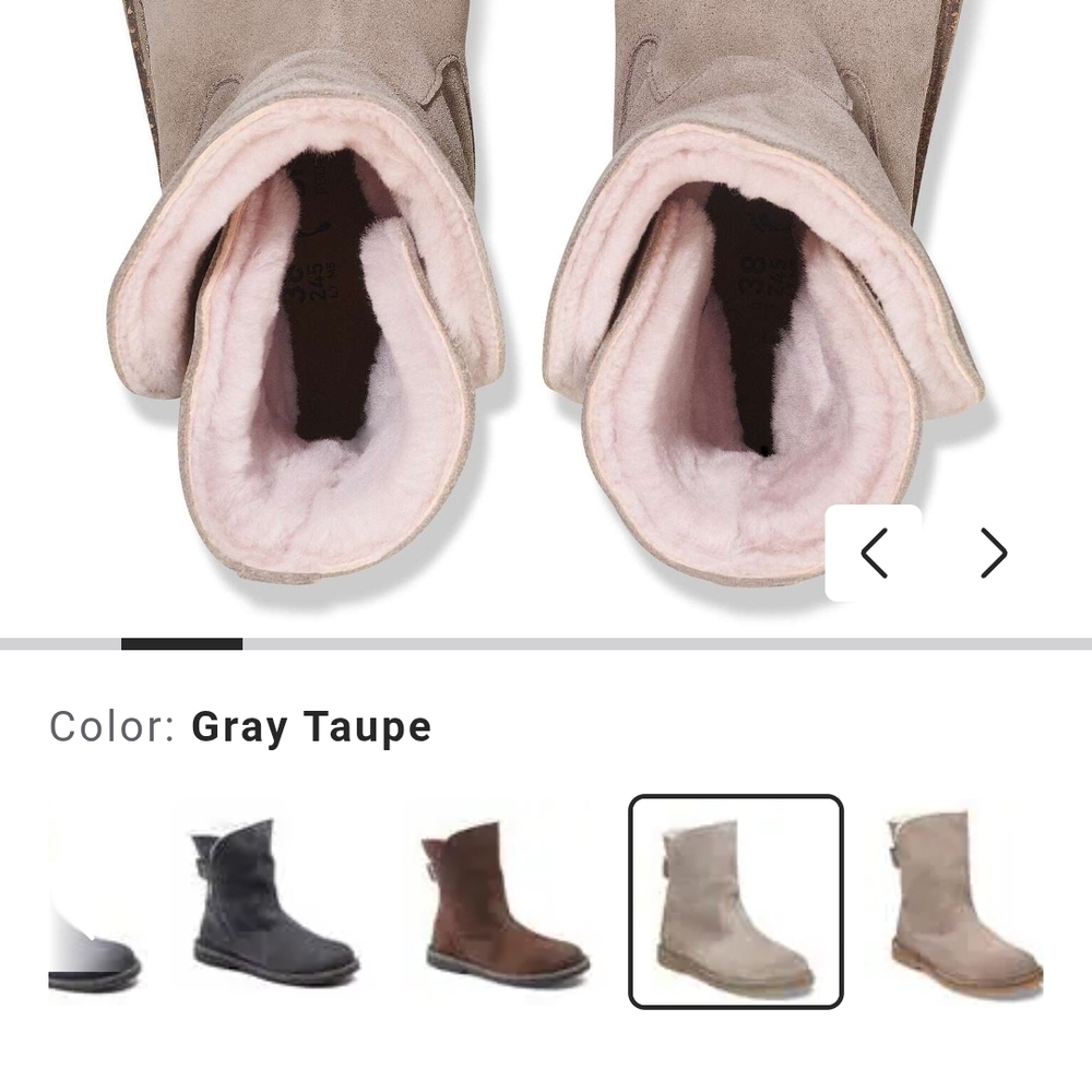Birkenstock Uppsala Shearling Suede Winter Boots- Taupe - Picture 9 of 9